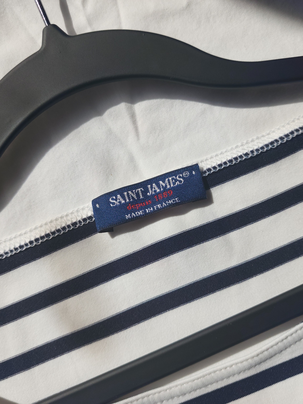 Saint James 'Garde-Cote' Anti-UV Nautical Striped Boatneck Top